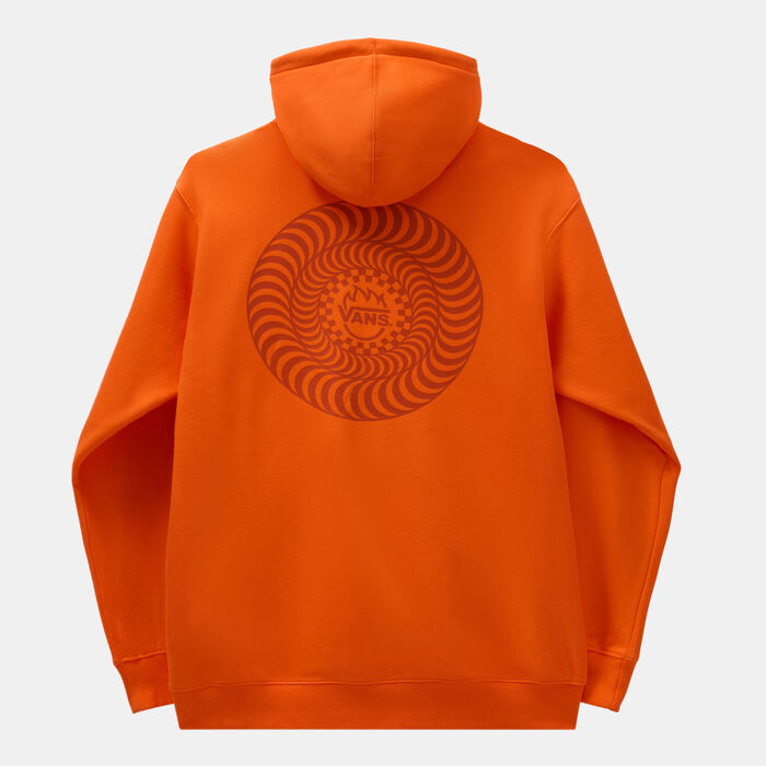 Vans Men's Spitfire Wheels Hoodie Orange Vans Men's Spitfire Wheels Hoodie Orange image number 1