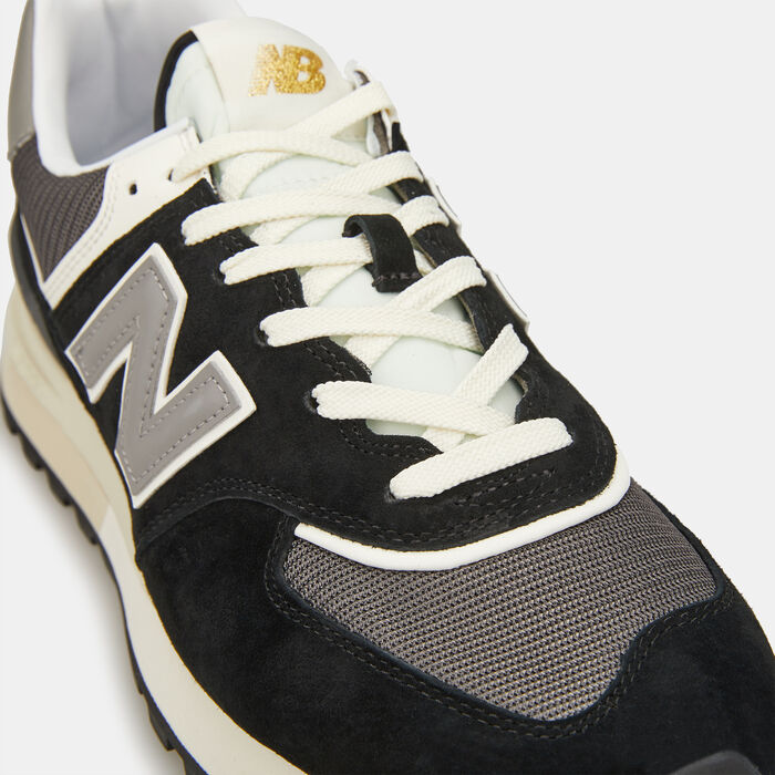 New Balance Men's 574 Shoes Black image number 4