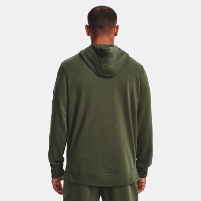 Under Armour Men's UA Rival Terry LC Full Zip Hoodie Green Under Armour Men's UA Rival Terry LC Full Zip Hoodie Green