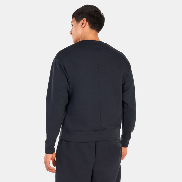 Under Armour UA Summit Knit Crew Sweatshirt Black Under Armour UA Summit Knit Crew Sweatshirt Black image number 1