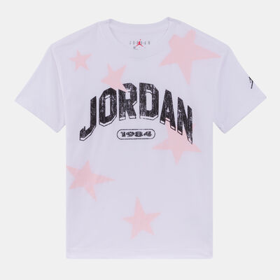 Jordan Kids' Six Flowers T-Shirt White
