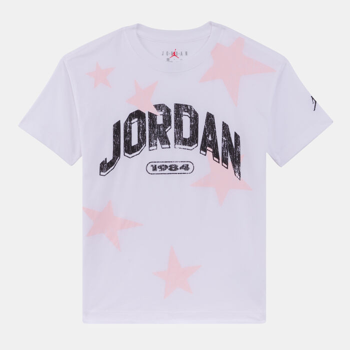 Jordan Kids' Six Flowers T-Shirt White image number 0
