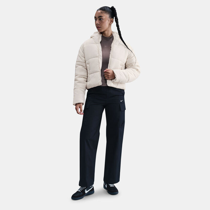 Nike Women's Sportswear Therma-FIT Hooded Jacket White Nike Women's Sportswear Therma-FIT Hooded Jacket White image number 2