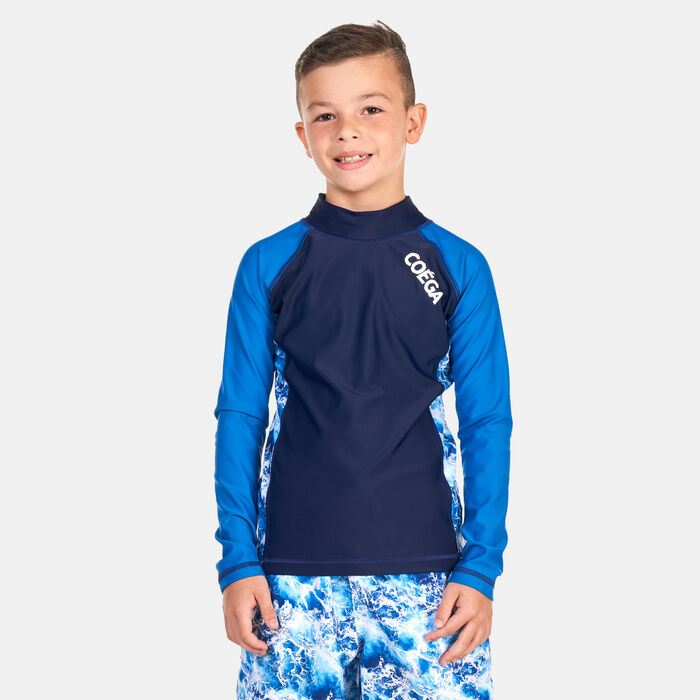 COEGA Kids' Long Sleeve Rashguard Blue image number 0