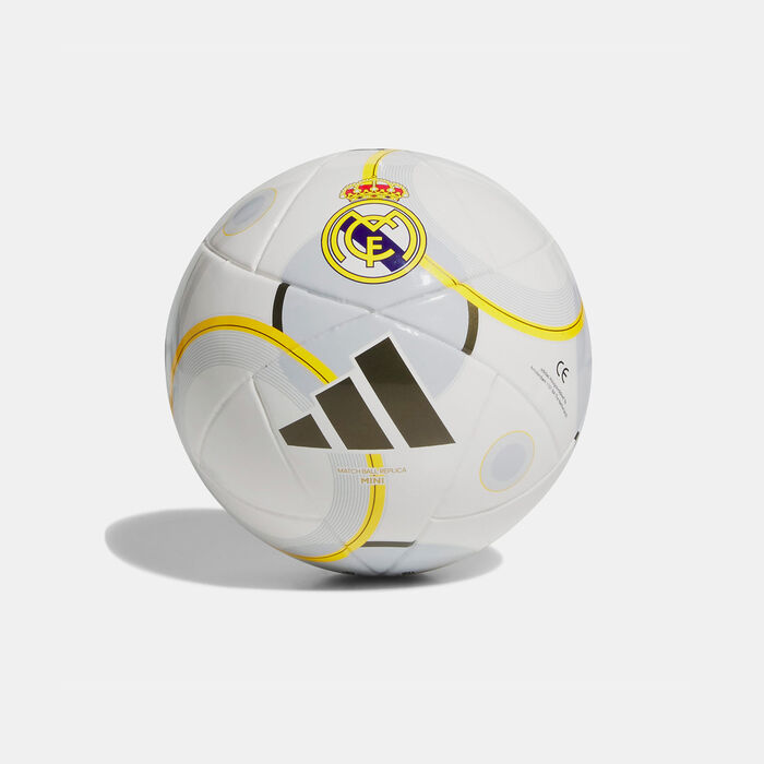 adidas Real Madrid Home Mini Football White adidas Real Madrid Home Mini Football White image number 0