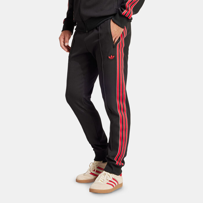 adidas Men's Manchester United Terrace Icons Track Pants Black adidas Men's Manchester United Terrace Icons Track Pants Black image number 0