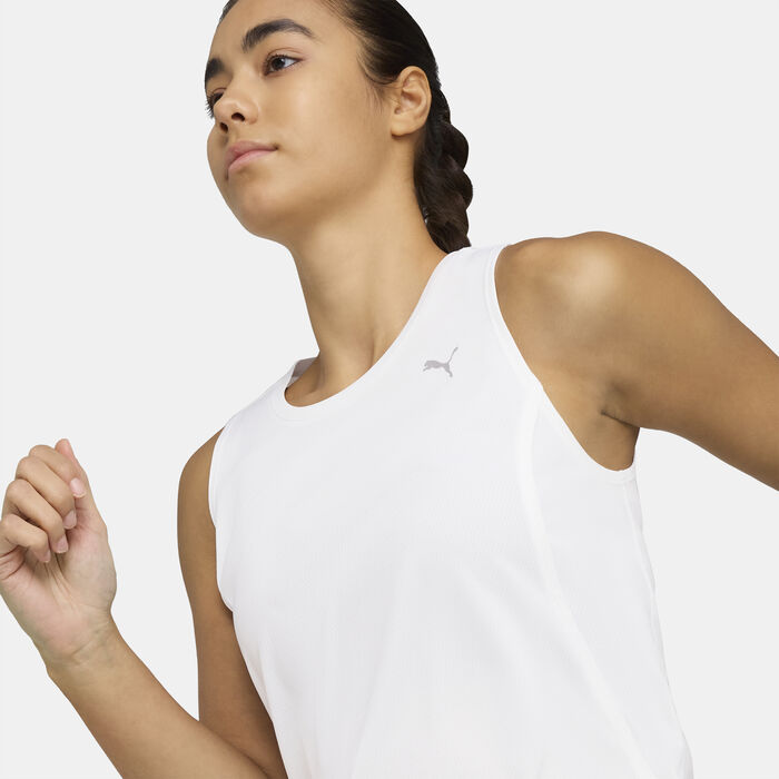 PUMA Women's VELOCITY Running Tank Top White PUMA Women's VELOCITY Running Tank Top White image number 3
