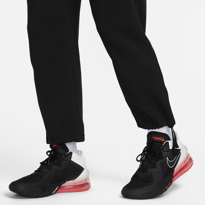 Nike Men's LeBron Open Hem Fleece Trousers Black Nike Men's LeBron Open Hem Fleece Trousers Black image number 3