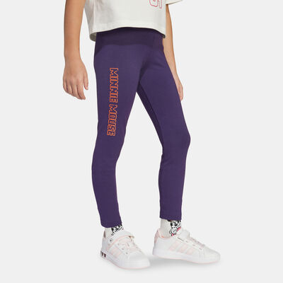 adidas Kids' Disney Minnie Mouse Leggings Purple