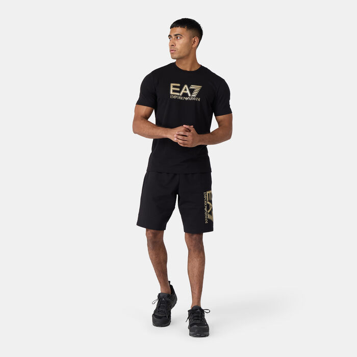EA7 Emporio Armani Men's Train Logo Series Shorts Black image number 2