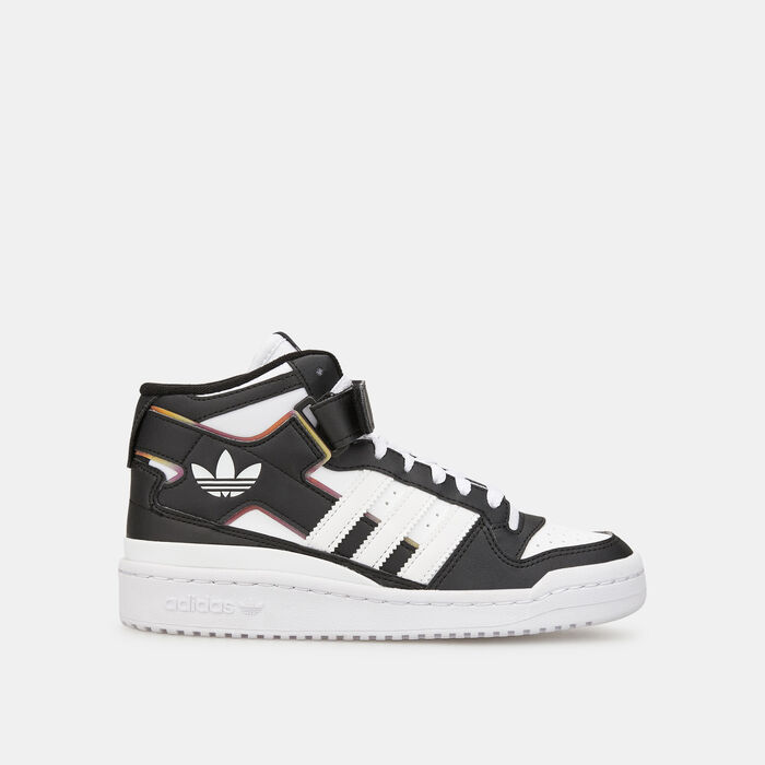 adidas Originals Kids' Forum Mid Shoe Black adidas Originals Kids' Forum Mid Shoe Black image number 0