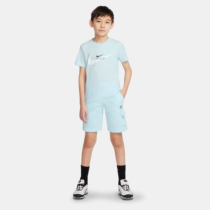 Nike Kids' Sportswear Graphic T-Shirt Blue image number 2