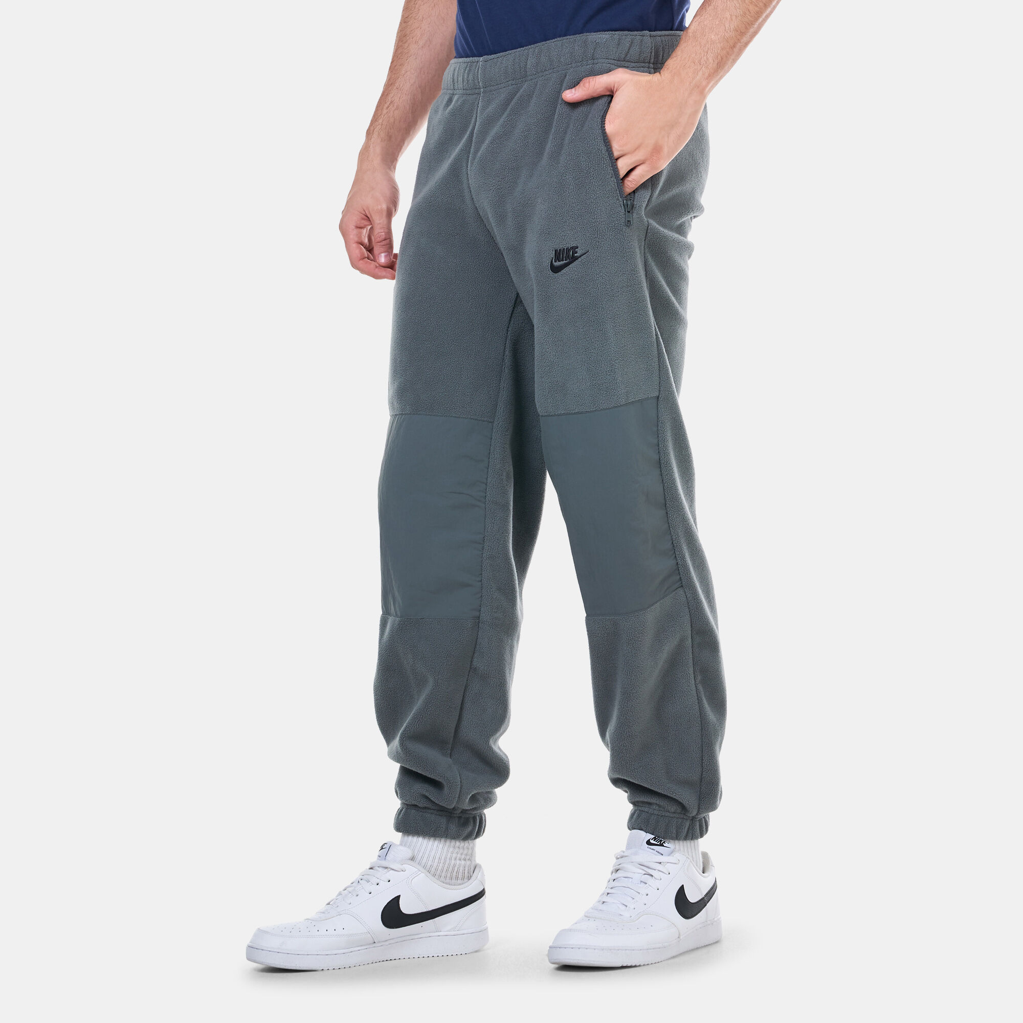 Buy Nike Men s Club Fleece Polar Fleece Pants Grey in KSA SSS