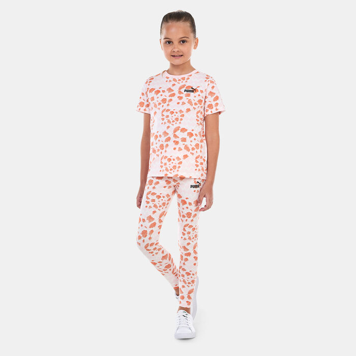 PUMA Kids' Essentials Mix Match Printed T-Shirt Pink PUMA Kids' Essentials Mix Match Printed T-Shirt Pink image number 2