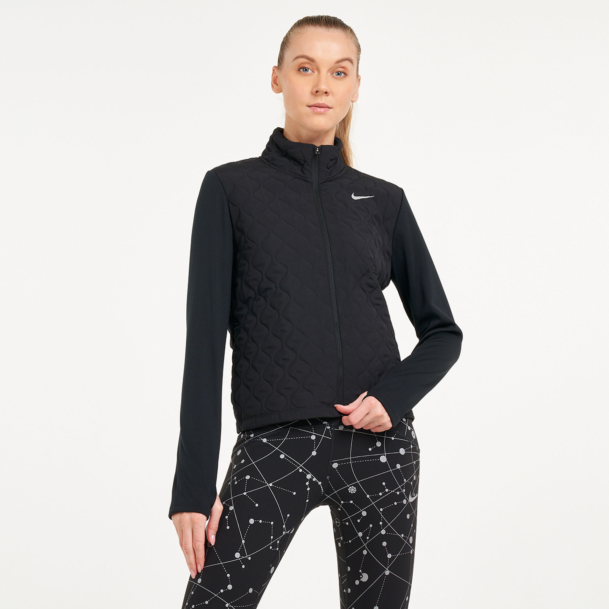 Nike aerolayer women's running jacket store