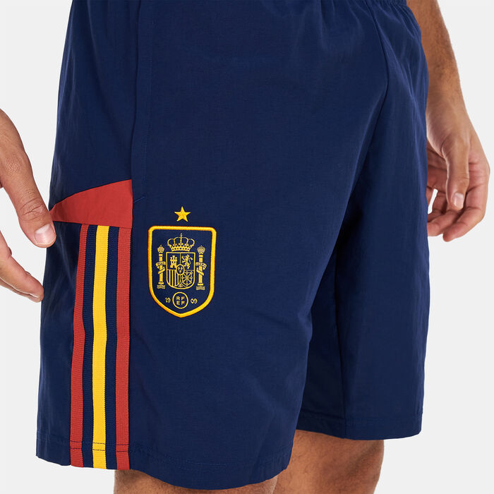 adidas Men's Spain Travel Shorts Blue adidas Men's Spain Travel Shorts Blue image number 3