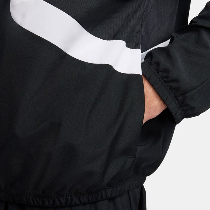 Nike Men's Icon Woven Basketball Jacket Black Nike Men's Icon Woven Basketball Jacket Black image number 4