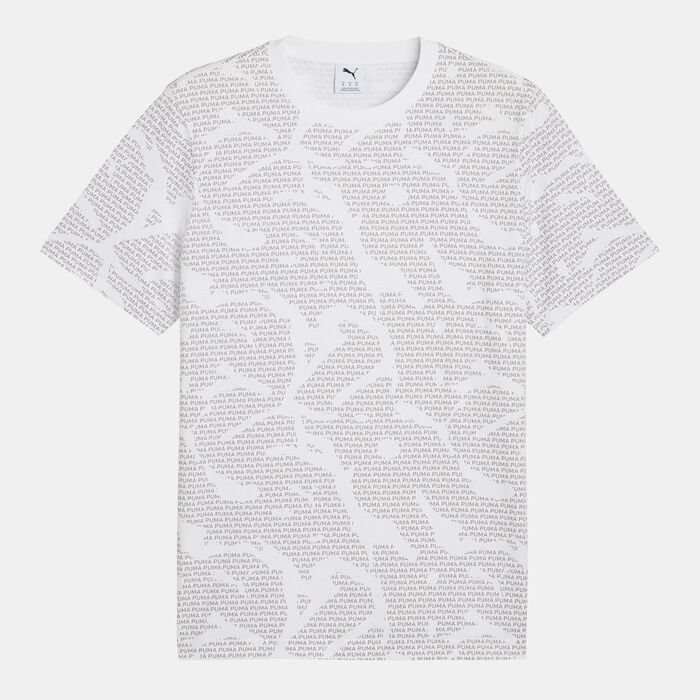 PUMA Men's Essential Logo Lab T-Shirt Grey image number 0