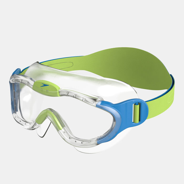 Speedo Sea Squid Mask Swimming Goggles Blue Speedo Sea Squid Mask Swimming Goggles Blue image number 0