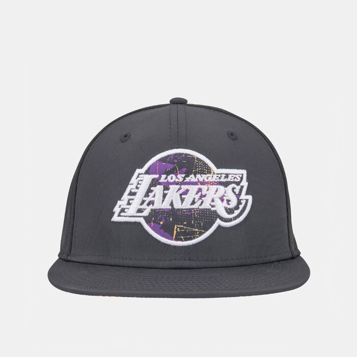 New Era Men's LA Lakers Print Infill 9FIFTY Snapback Cap Black New Era Men's LA Lakers Print Infill 9FIFTY Snapback Cap Black image number 0