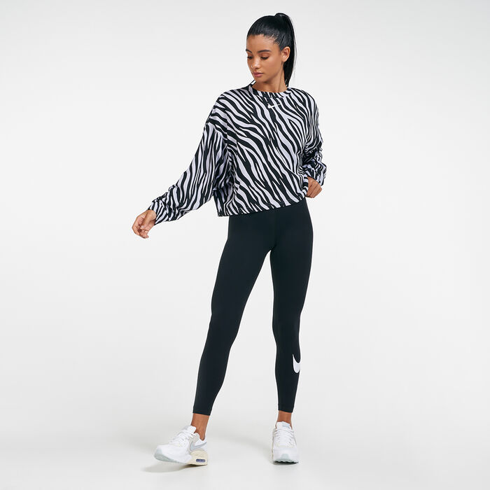 Nike Women's Sportswear Icon Clash Sweatshirt Black Nike Women's Sportswear Icon Clash Sweatshirt Black image number 2