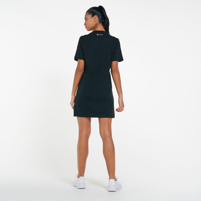 adidas Women's Marimekko Trefoil Print Infill Dress Black adidas Women's Marimekko Trefoil Print Infill Dress Black image number 0