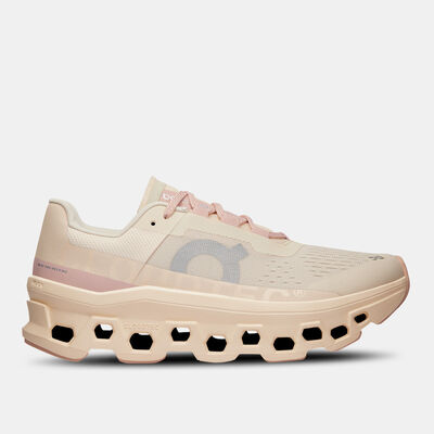 On Women's Cloudmonster Running Shoes Pink On Women's Cloudmonster Running Shoes Pink
