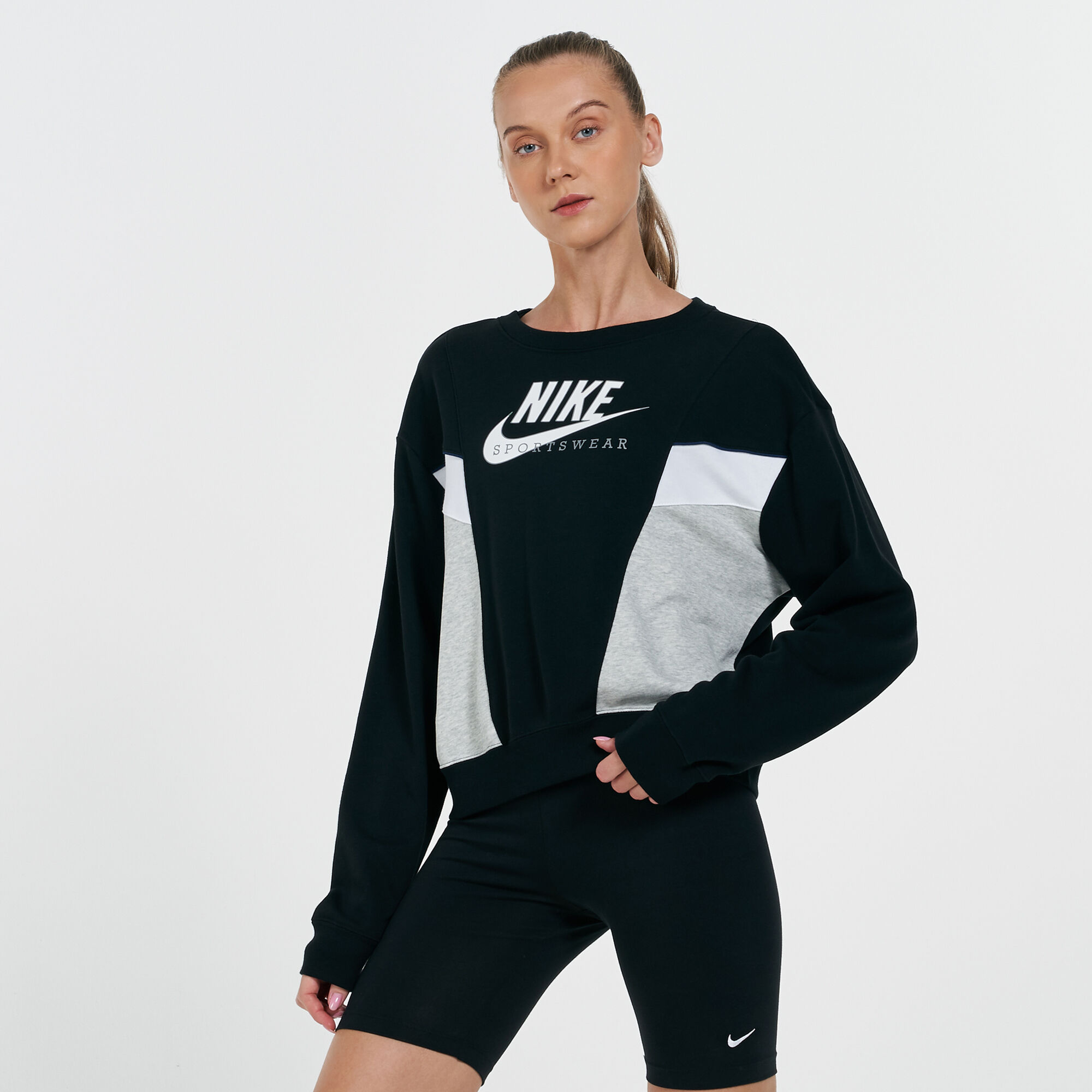 Women s Sportswear Heritage Sweatshirt Black Nike in KSA SSS