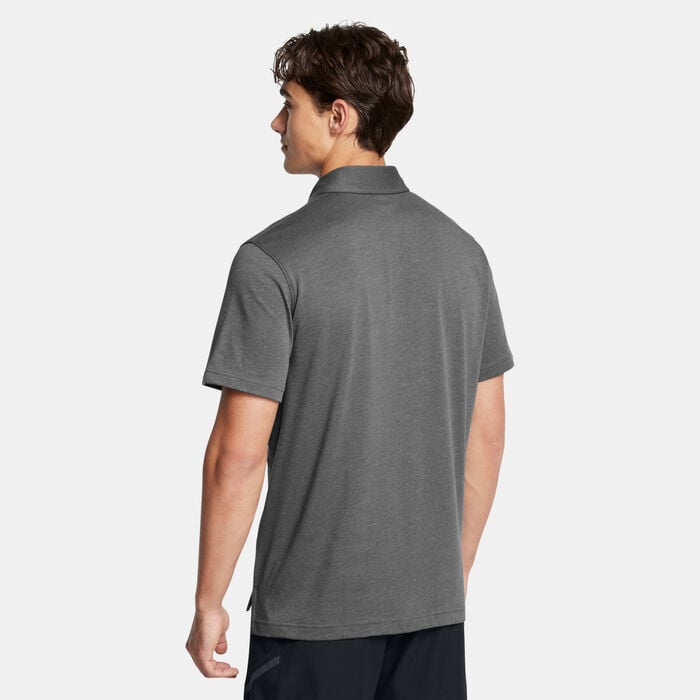 Under Armour Men's Icon Polo Shirt Grey Under Armour Men's Icon Polo Shirt Grey image number 1