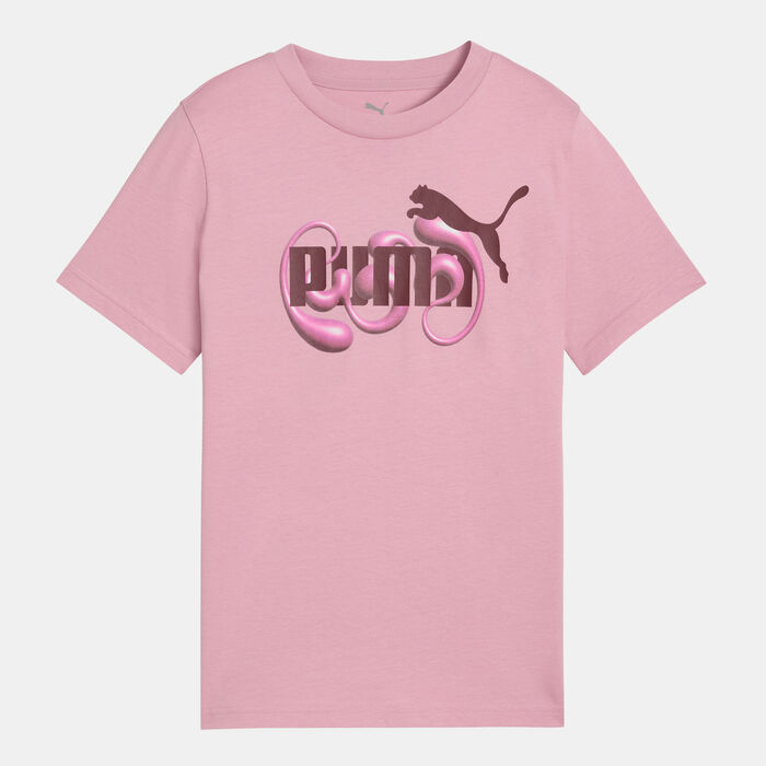 PUMA Women's Graphic No. 1 Logo T-Shirt Pink PUMA Women's Graphic No. 1 Logo T-Shirt Pink image number 0