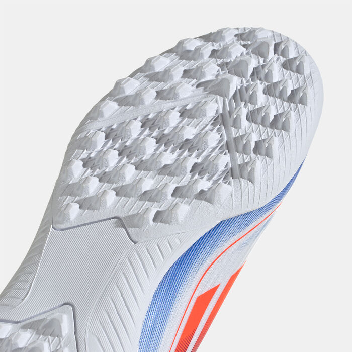 adidas Kids' F50 League Turf Ground Football Shoes White adidas Kids' F50 League Turf Ground Football Shoes White image number 5