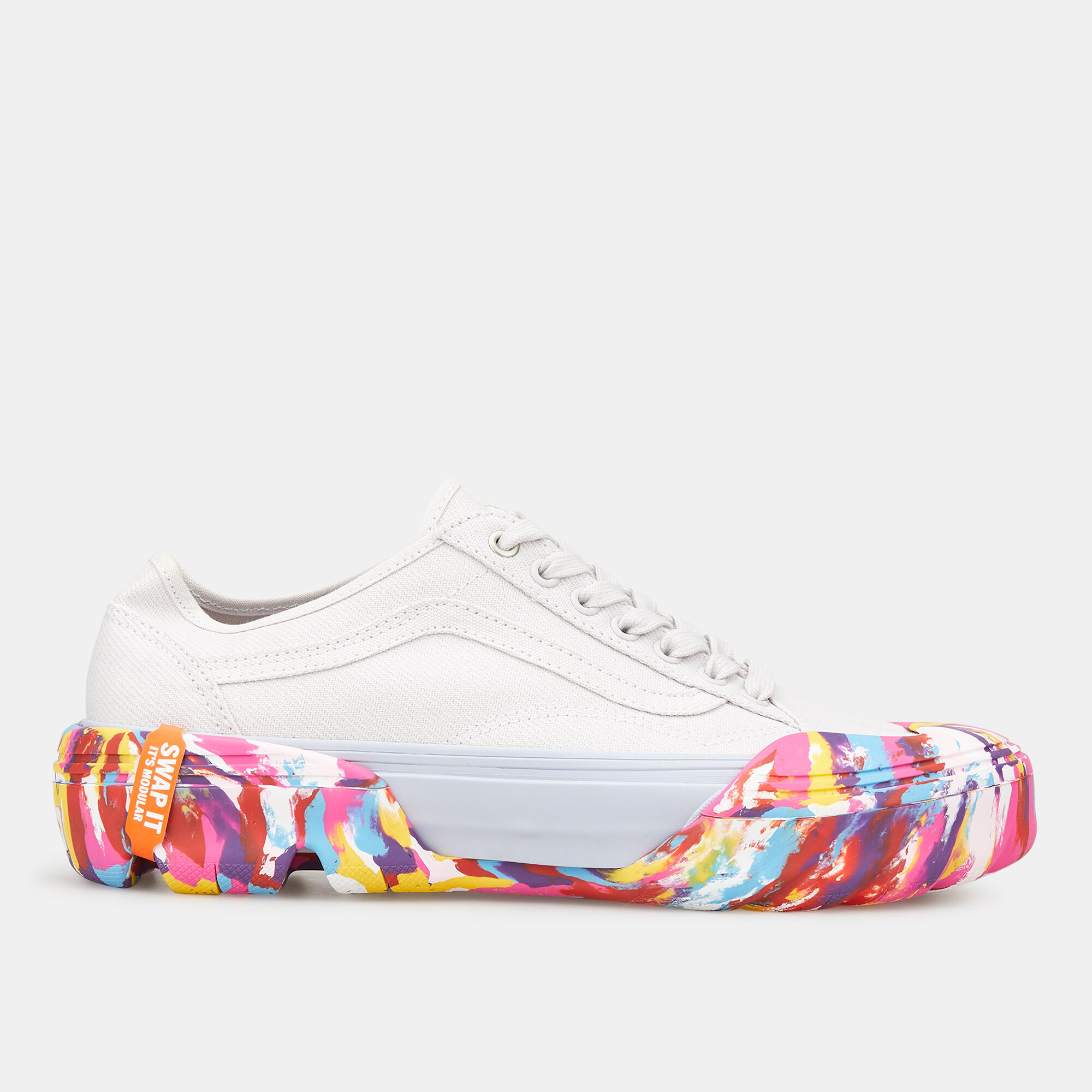 Vans blanche custom discount