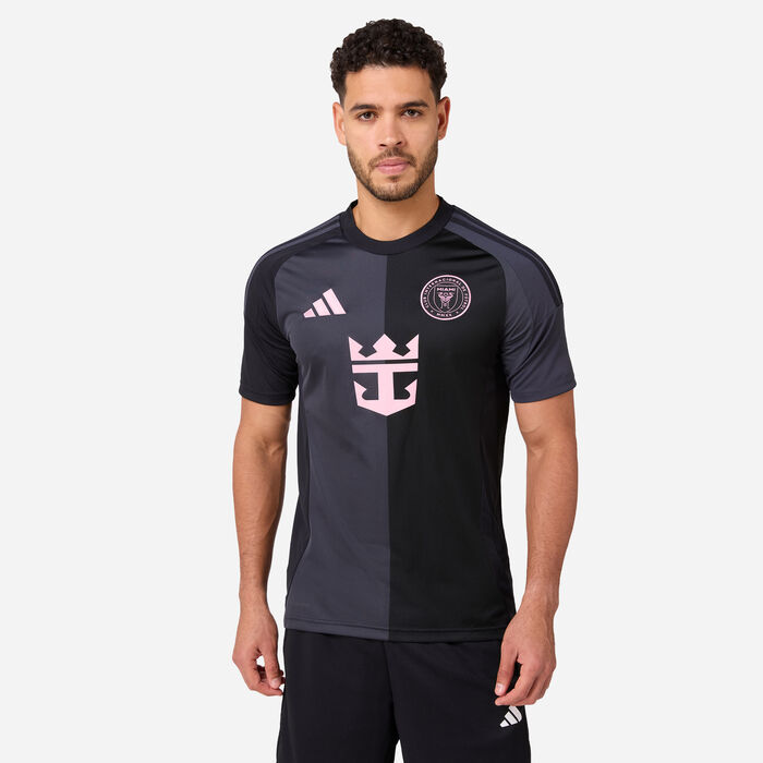 adidas Men's Inter Miami 25/26 Lionel Messi Away Replica Football Jersey Black adidas Men's Inter Miami 25/26 Lionel Messi Away Replica Football Jersey Black image number 0