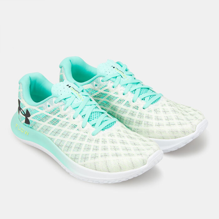 Under Armour Women's UA FLOW Velociti Wind 2 Shoe Green Under Armour Women's UA FLOW Velociti Wind 2 Shoe Green image number 1