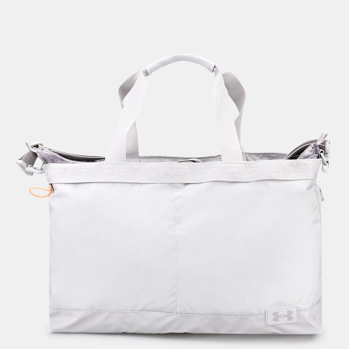 Under Armour Women's Essentials Signature Tote Bag Grey Under Armour Women's Essentials Signature Tote Bag Grey image number 1