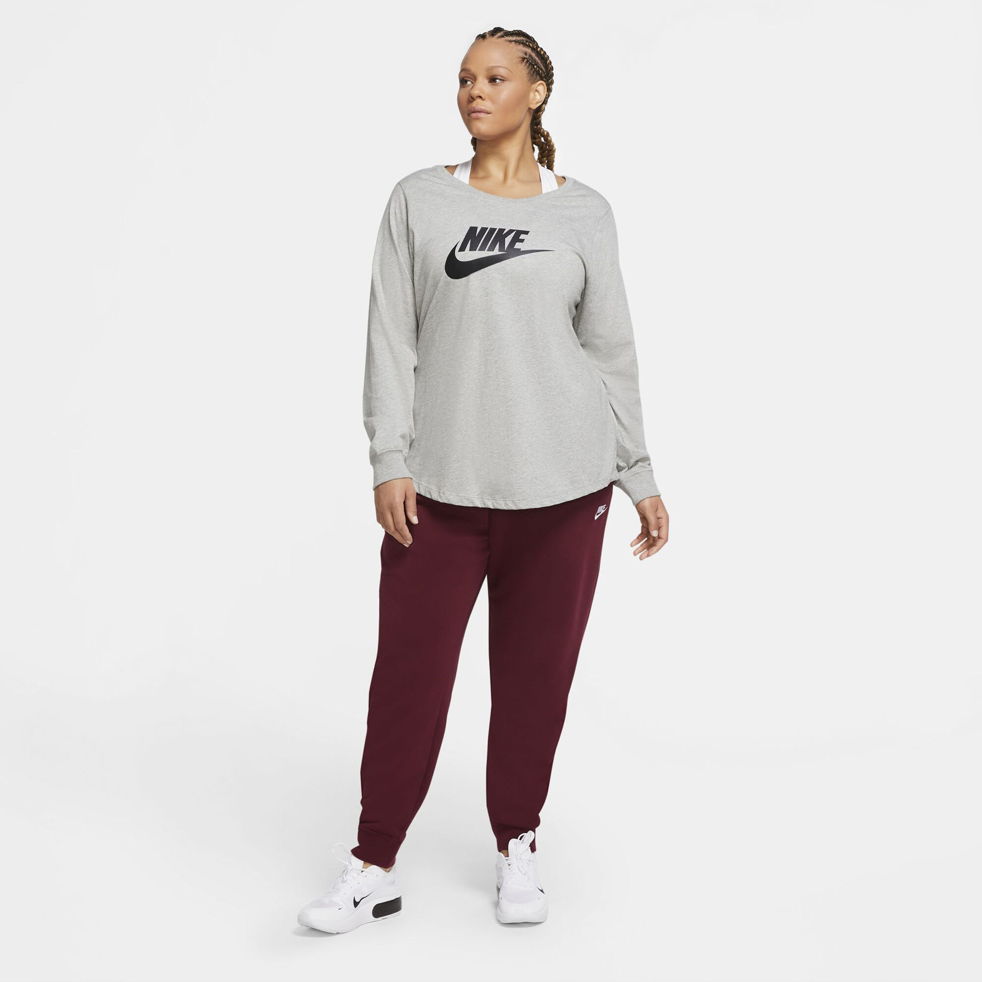 Plus size nike tshirt top