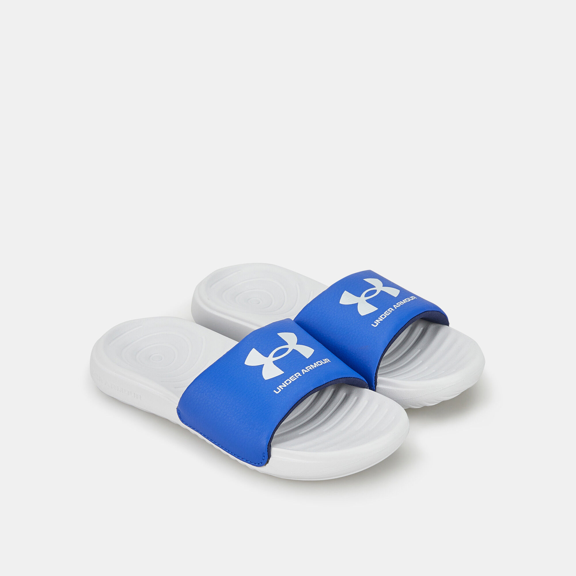 Under armour youth slides online