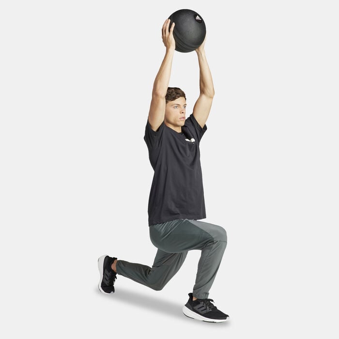 adidas Men's AEROREADY All-Gym Training T-Shirt Black adidas Men's AEROREADY All-Gym Training T-Shirt Black image number 2