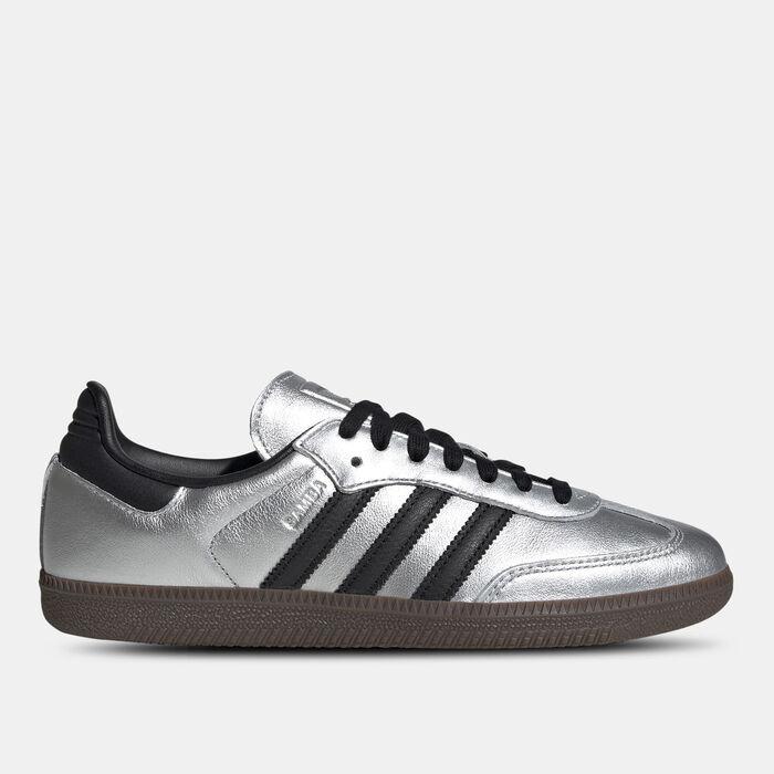 adidas Originals Women's Samba OG Shoes Mettalic adidas Originals Women's Samba OG Shoes Mettalic image number 0