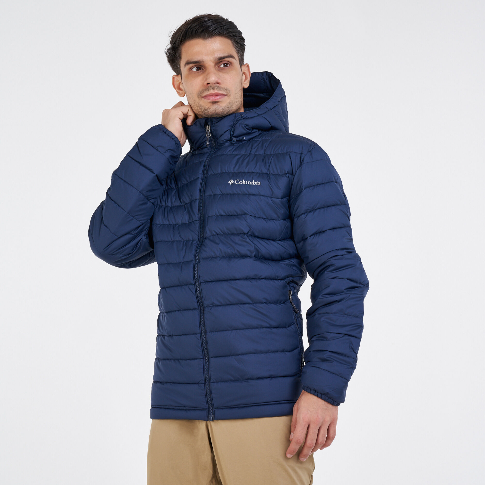 Columbia powder lite outlet hooded jacket mens