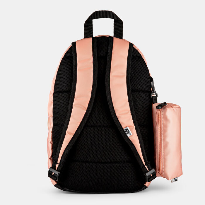 New Balance Kids' Logo Backpack with Pencil Case Pink image number 1