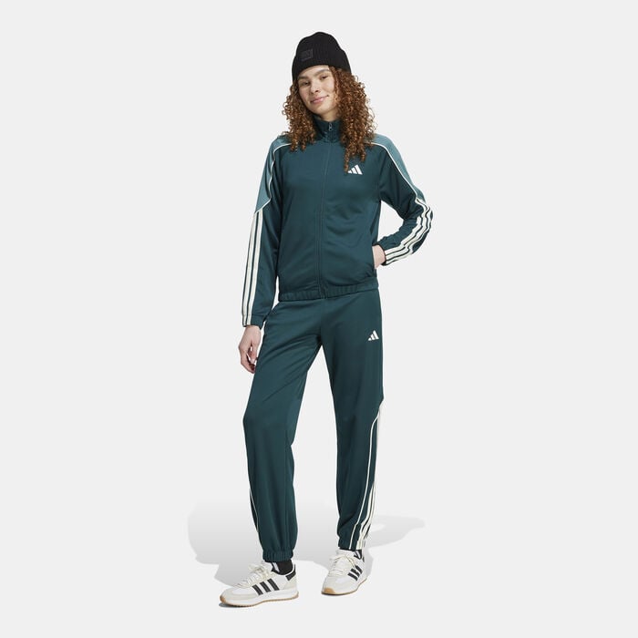adidas Women's Stadium Tracksuit Green adidas Women's Stadium Tracksuit Green image number 0