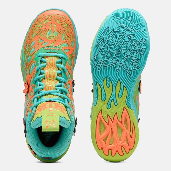 PUMA Men's Lamelo Ball MB.04 Scooby-Doo Basketball Shoes Blue PUMA Men's Lamelo Ball MB.04 Scooby-Doo Basketball Shoes Blue image number 3