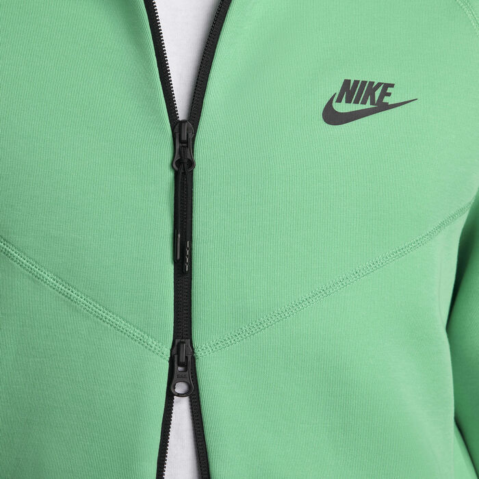 Nike Men's Sportswear Tech Fleece Windrunner Full-Zip Hoodie Green Nike Men's Sportswear Tech Fleece Windrunner Full-Zip Hoodie Green image number 6