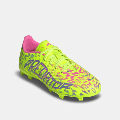 adidas Kids' Predator League Firm/Multi-Ground Football Shoes Pink