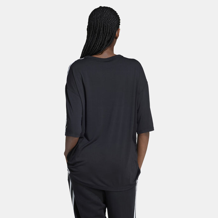 adidas Originals Women's 3-Stripes T-Shirt Black adidas Originals Women's 3-Stripes T-Shirt Black image number 1