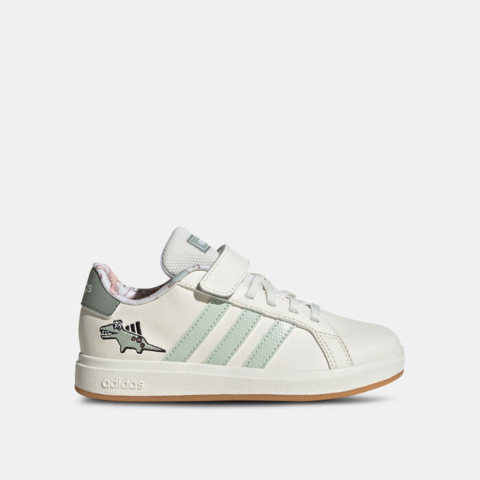 adidas Kids' Dino Grand Court 2.0 Shoes White adidas Kids' Dino Grand Court 2.0 Shoes White image number 0