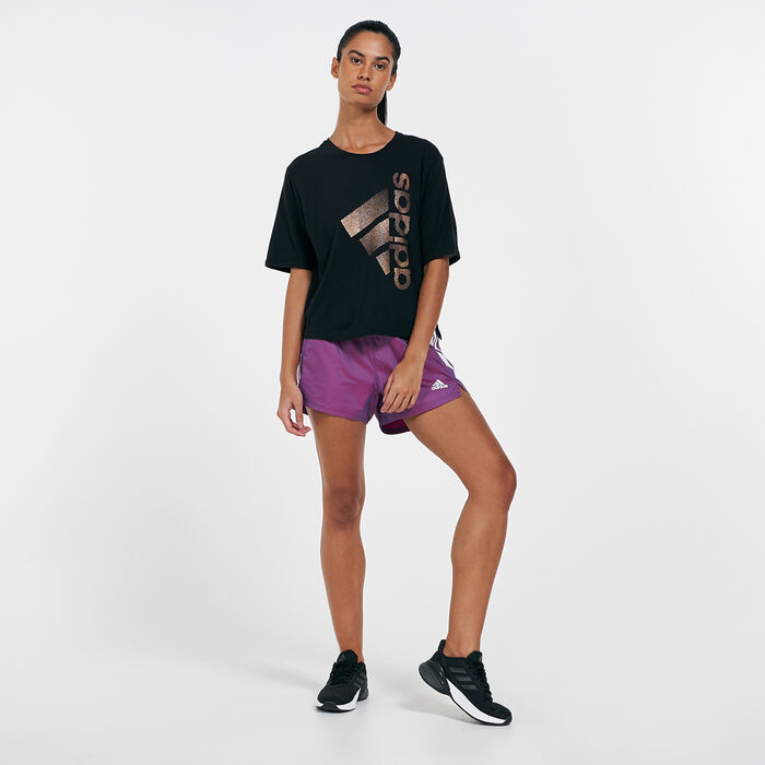 Women's Elvated Primeblue Pacer Shorts Women's Elvated Primeblue Pacer Shorts image number 2