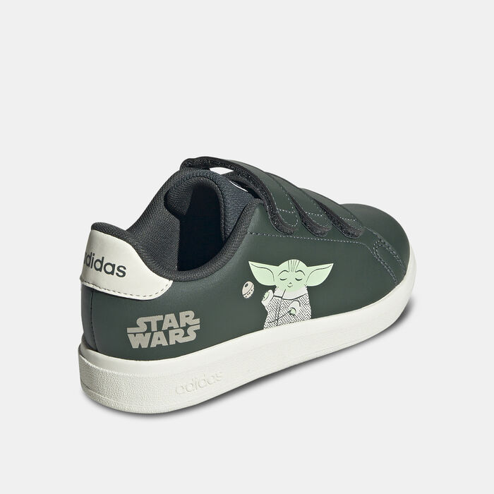 adidas Kids' Star Wars Advantage 2.0 Shoes Green adidas Kids' Star Wars Advantage 2.0 Shoes Green image number 2