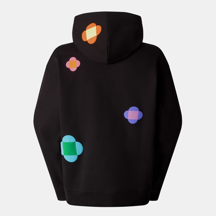 The North Face Yinka Ilori Let's Blossom Together Hoodie Black The North Face Yinka Ilori Let's Blossom Together Hoodie Black image number 1